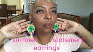 ACCESSORY | SUMMER STATEMENT EARRINGS