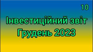 Інвестиційний звіт №10 Грудень 2023