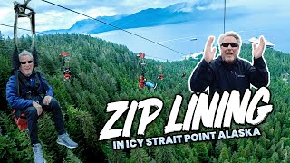 Thrilling Zip Lining Experience in Icy Strait Point Alaska