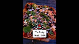 Experiment in creating the ULTIMATE Dirty Hawgs Pizza 💡🐷🍕 #backyardbbq #pizza #foodstagram 🔥❤️