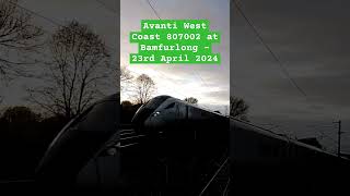 Avanti West Coast 807002 at Bamfurlong - 23rd April 2024