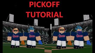 Pickoff Tutorial | HCBB 2.0