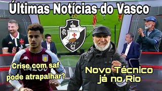 Álvaro Pacheco já chegou ao Rio. Coutinho de volta ao Vasco? @acimadtrubronegro