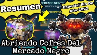 🔥Abriendo Cofres Del Mercado Negro - Resumen De Lo Mejor!! - War Robots [WR]