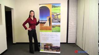 Double Sided Retractable Banner Stands Signworld America