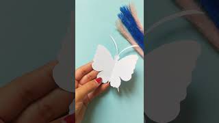 How to make paper butterfly #shorts #youtubeshorts #ytshorts