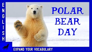 POLAR BEAR DAY | Expand your ENGLISH VOCABULARY