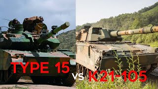 Clash of Titans: Chinese Type 15 vs. South Korean K21-105 Light Tank