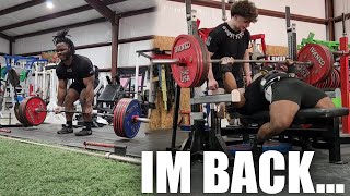 BENCHING 485LBS/220KG AT 18 YEARS OLD! + DEADLIFT PR