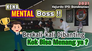 PANAS ⁉️KELAS E KEJURDA BONDOWOSO 2021 _ Biru (Malik) Vs Merah (Mashud) #pencaksilat #bondowoso