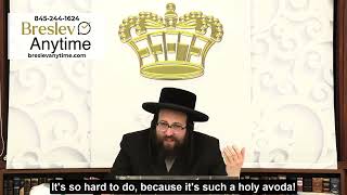 Rabbi Yoel Roth - Talking to Hashem a holy Avoda