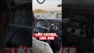 Like Father , Like Son #fy #foryou #trucker #truckdriver #truck #fatherlove  #fatherandson #fyp