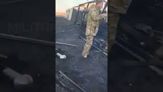 Russian filmed the aftermath of powerful strike on Russian military training camp in Rostov region