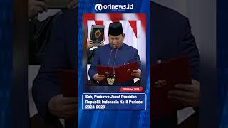 Sah, Prabowo Jabat Presiden Republik Indonesia Ke-8 Periode 2024-2029#prabowo