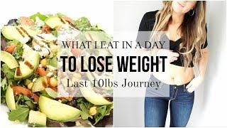 WHAT I EAT IN A DAY TO LOSE WEIGHT 2018 I POSTPARTUM WEIGHT LOSS I Plus clean with me 2018