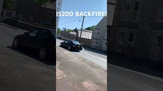 Lexus IS200 insane backfire!