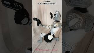 Каркасная игрушка ручной работы Clone Commander Wolffe). Персонаж саги Звездные Войны (Star Wars).