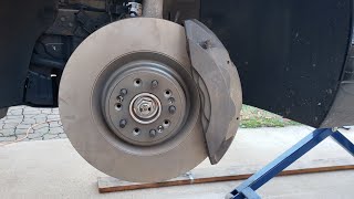 Genesis G90 Front Brake Pads and Rotors Replacement Change 2017 and Others Similar