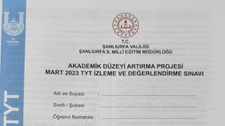 ŞANLIURFA ADAP MART 2023 TYT DENEME COĞRAFYA ÇÖZÜMÜ