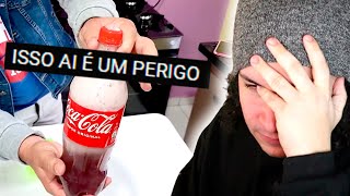 fazendo TUDO COM COCA COLA