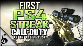 PS4 Call of Duty Ghosts - First USR Gameplay Streak - Adjusting to the new Playstation / Controller?