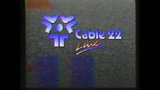 OTTAWA CABLEVISION | CABLE 22 LIVE | MACLEAN HUNTER | 1989 | PROGRAMMING WITH A DIFFERENCE