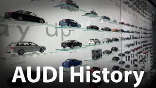 AUDI HISTORY Timeline INGOLSTADT Bavaria GERMANY Museum AUGUST HORCH founded 1899 AUDI QUATTRO VAG