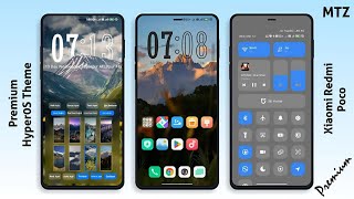 Premium HyperOS Theme for Xiaomi,Redmi,Poco 🤩 | Best HyperOS Amazing Theme for MTZ 🥰