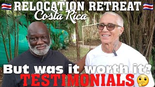 Living in Costa Rica Relocation Retreat Testimonials