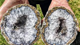 Oco geodes back lit