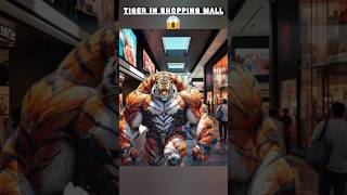 Tiger In Shopping Mall 😨 amazing edits #viralshorts