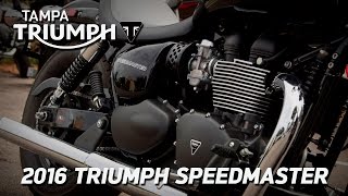 Save on the New 2016 Triumph Speedmaster at Tampa Triumph's Anniversary Sale