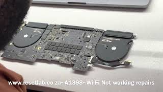 MacBook Pro A1398 15” No Wi-Fi repairs