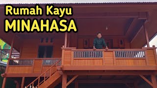 Desain Rumah Kayu Khas Minahasa