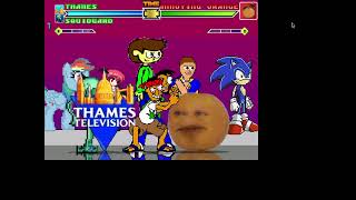 MUGEN: Thames, Squidward, Pepito, & Juan vs Annoying Orange