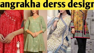 angrakha dress design/frocks design new looks/latest frocks design