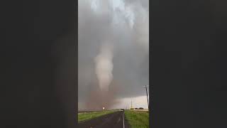 INSANE TORNADO north of Abilene, Texas!!!