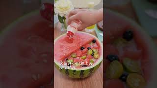 How to eat watermelon online celebrities! It’s so fun to eat while drinking