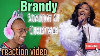 Merry Christmas! Brandy 'Someday at Christmas' live at GMA REACTION video