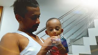 Funny Expression by Six Month Old Baby Eating Mango for the First Time | Ehan V Sijo Enjoying Mango