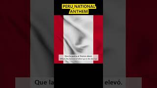 PERU National Anthem Part 03   #allanthem #shorts