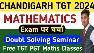 Chandigarh TGT Perfect Strategy 2024 | Chandigarh TGT Maths + Non Medical Maths Marathons