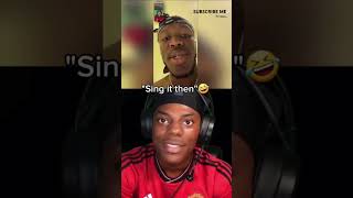 iShowSpeed laughing when KSI singing “Thick Of It”.😂 #speed #ksi #sidemen #ishowspeedmemes #ksisong