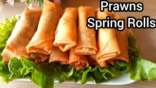 Spring Rolls | Prawns Spring Rolls | Ramadan Recipe | Iftar Recipe | Like Share Subscribe ‼