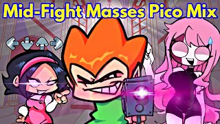 Friday Night Funkin' VS Mid-Fight Masses [Pico Mix] / Sarvente (FNF Mod/Hard/Gameplay + Cutscene)