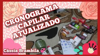 Cronograma capilar atualizado - Cássia Brambila 💞