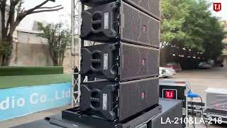 LA 210&LA 218 tesing video in T.I Pro Audio