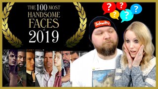 THE 100 MOST HANDSOME FACES 2019 REACTION (WHATS UR OPINION?!)