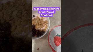 #breakfast #protein #yogurt #greek #highprotein #chiaseeds #granola #asmr #food #wildberries