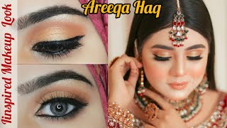 Areeka Haq Inspired Makeup Look step by step with Affordable Products|zubaria| @AreekaHaq02